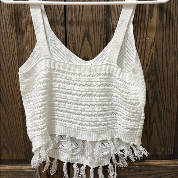 No Boundaries White Knit Top - Picture 2 of 3